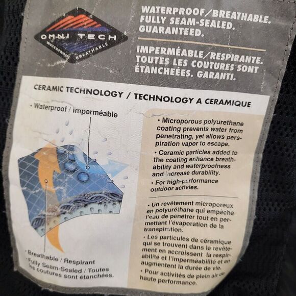 Columbia TITANIUM Jacket Waterproof OmniTech Snowboard Ski Shell Blue Women's L - Picture 15 of 16